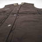 FILSON Quilted Field Vest XL Padded Quilting Double Zip Multi-Pocket 20067997