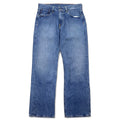 日本然リトテ-古着オンライン-POLO RALPH LAUREN デニムパンツ 32 ブルー コットン ジッパーフライ VINTAGE 15941 メキシコ製-POLO RALPH LAUREN Denim Pants 32 Blue Cotton Zipper Fly VINTAGE 15941 Mexico Made