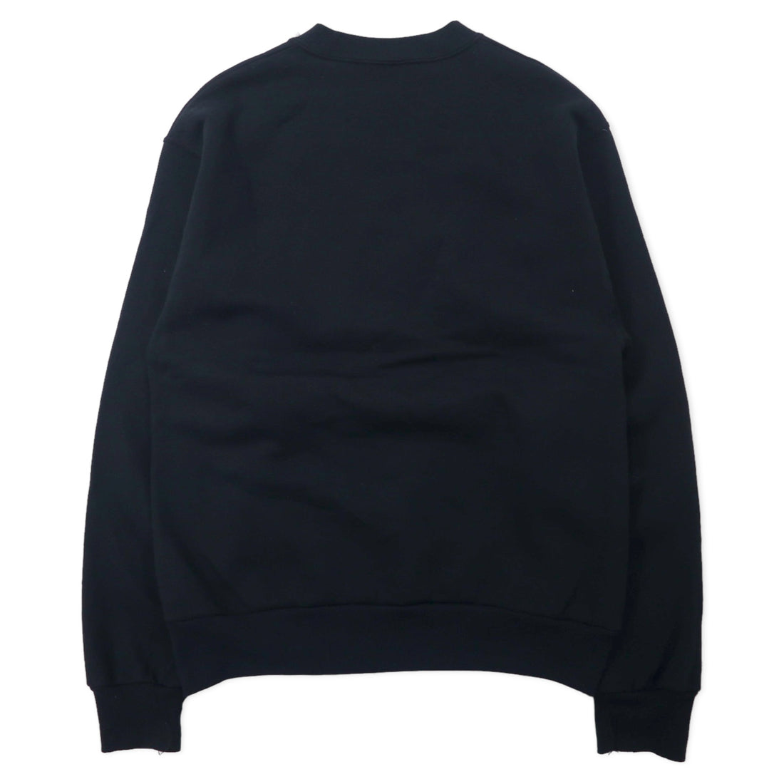 JERZEES 90's College Embroidery Sweatshirt S Black Cotton Brushed Back BOSTON Made in Mexico