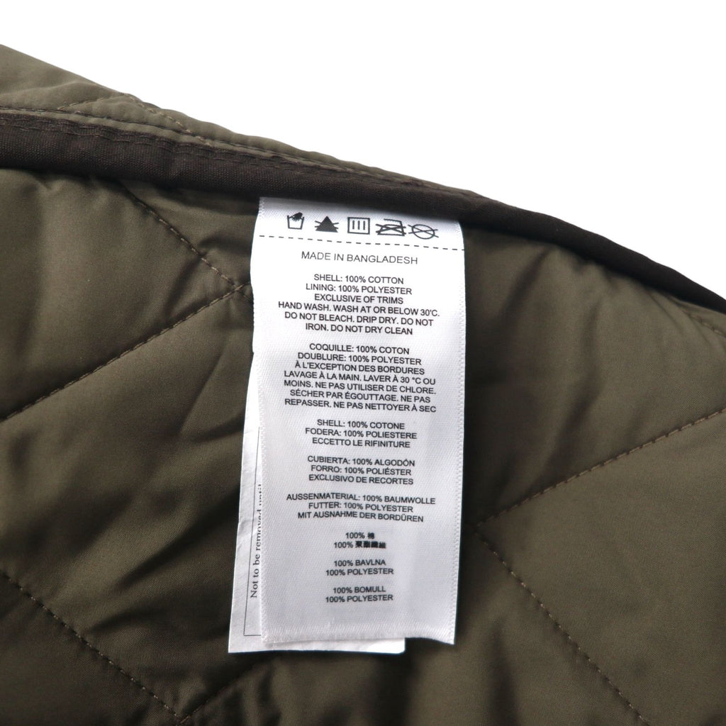 FILSON Quilted Field Vest XL Padded Quilting Double Zip Multi-Pocket 20067997