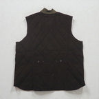 FILSON Quilted Field Vest XL Padded Quilting Double Zip Multi-Pocket 20067997
