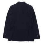 日本然リトテ-古着オンライン-COMME des GARCONS 90年代 4B テーラードジャケット S ネイビー ウール GJ-11052S 日本製-COMME des GARCONS 90's 4B Tailored Jacket S Navy Wool GJ-11052S Japan Made