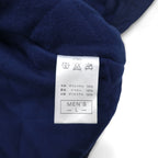 NIKE 90s Silver Tag Coach Jacket, Large, Navy Nylon, Long Length, Snap Buttons