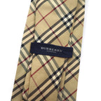 BURBERRY イタリア製 ノバチェック ネクタイ ベージュ シルク