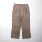 NAUTICA 2-pleat wide-leg slacks, size L, beige wool