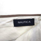 NAUTICA 2-pleat wide-leg slacks, size L, beige wool