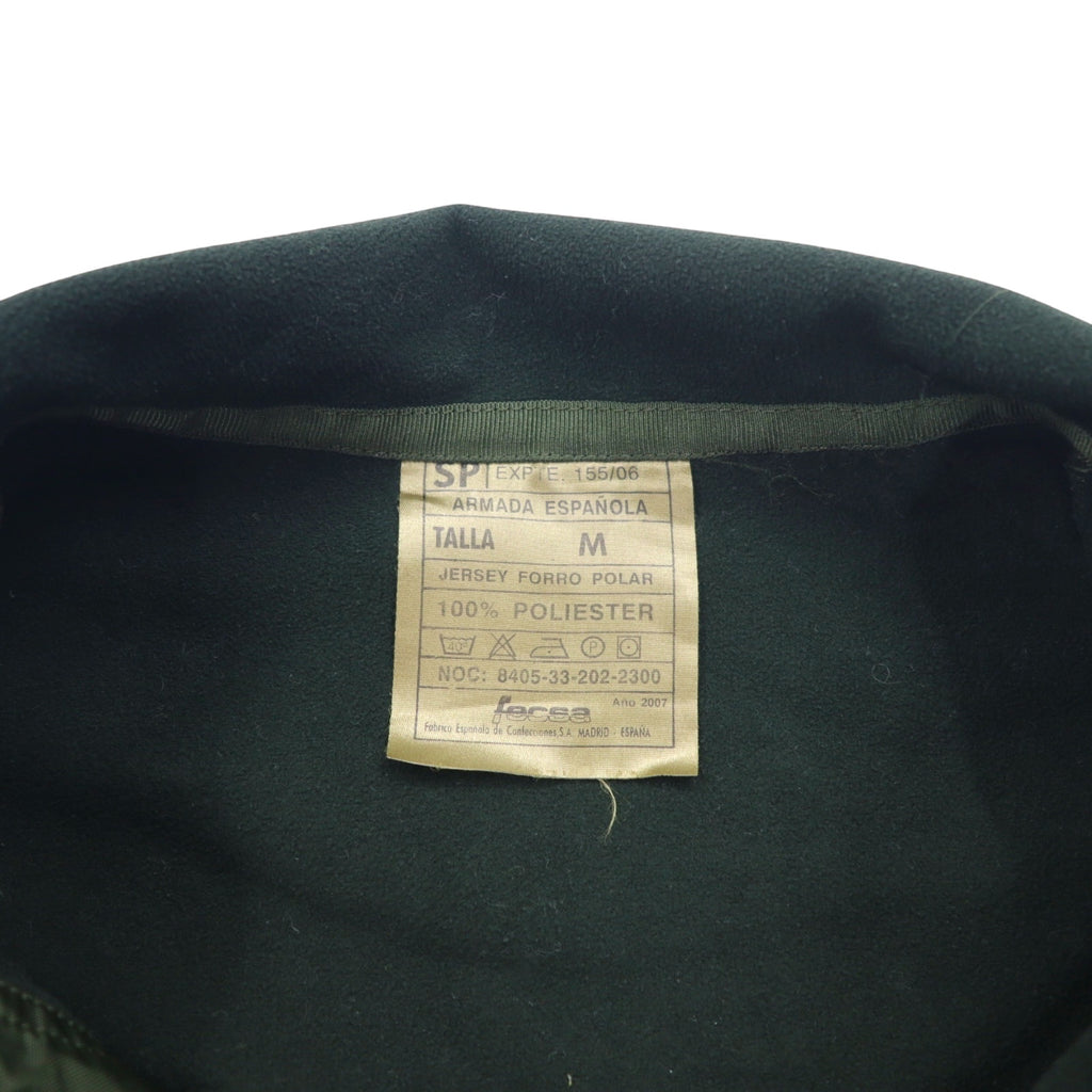 Spanish Navy ARMADA ESPANOLA Military Fleece Jacket M Khaki Polyester 8405-33-202-2300
