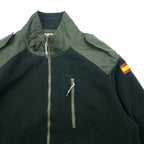 Spanish Navy ARMADA ESPANOLA Military Fleece Jacket M Khaki Polyester 8405-33-202-2300