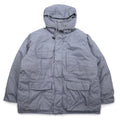 Cabela's 90s Detachable Hood 65/35 Cross Goose Down Jacket, XL, Grey, Drawcord