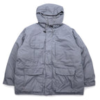 Cabela's 90s Detachable Hood 65/35 Cross Goose Down Jacket, XL, Grey, Drawcord