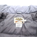 Cabela's 90s Detachable Hood 65/35 Cross Goose Down Jacket, XL, Grey, Drawcord