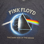 PINK FLOYD Pink Floyd Rock Band T-Shirt Band Tee 2XL Navy Madness The Dark Side of the Moon Made in El Salvador
