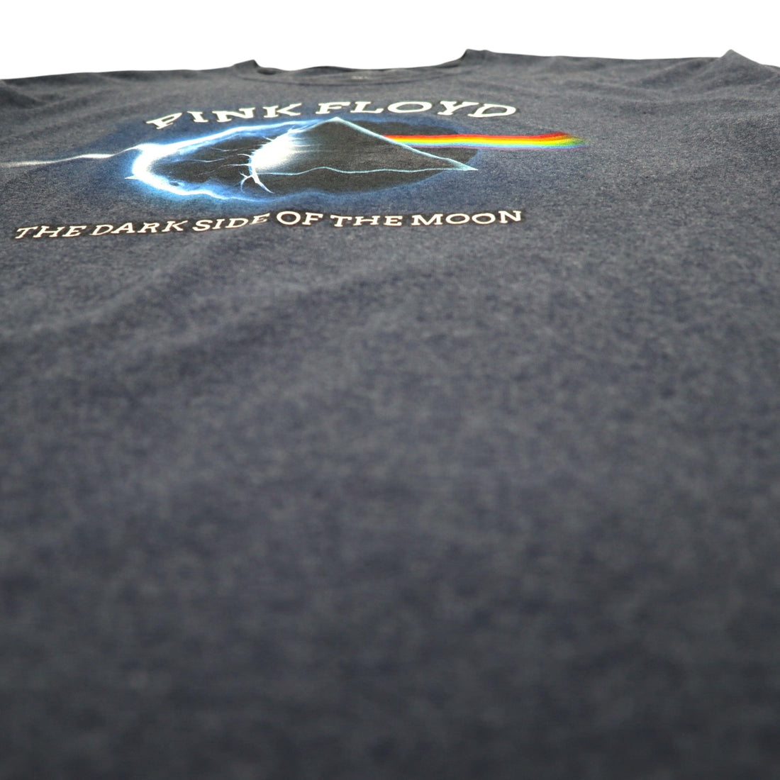 PINK FLOYD Pink Floyd Rock Band T-Shirt Band Tee 2XL Navy Madness The Dark Side of the Moon Made in El Salvador