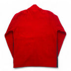 POLO JEANS CO. RALPH LAUREN 90s Nylon-switched driver's knit jacket, size M, red