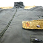 COLAMTISS 1970s French Corduroy Hunting Jacket, Khaki, Size L, DMC Zipper, Eurowork