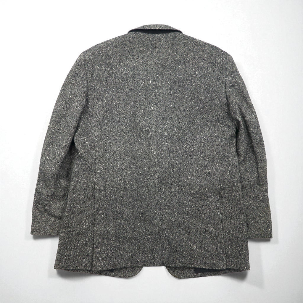 Burberry's Old Cashmere Blend 2B Tweed Jacket, Size M, Gray, Wool, Made in Japan