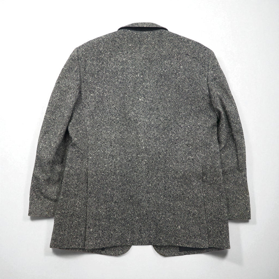 Burberry's Old Cashmere Blend 2B Tweed Jacket, Size M, Gray, Wool, Made in Japan
