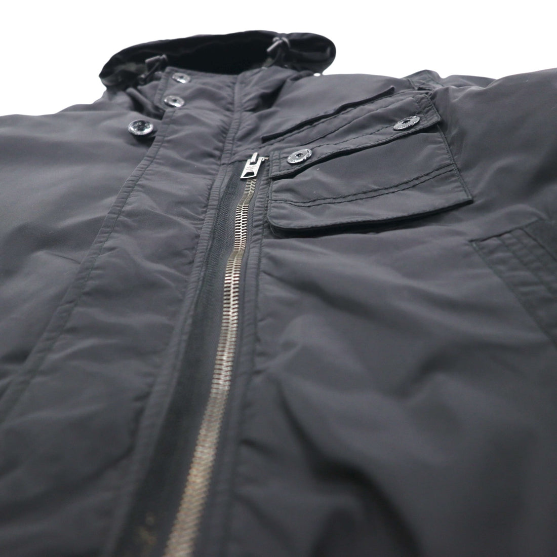 Schott 90年代 MA-7 AER ボンバージャケット フライトジャケット L ブラック 中綿 ミリタリー ARMY TYPE GARMENT KYLE M85-237-04