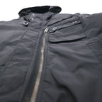 Schott 90年代 MA-7 AER ボンバージャケット フライトジャケット L ブラック 中綿 ミリタリー ARMY TYPE GARMENT KYLE M85-237-04