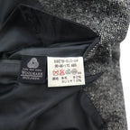 Burberry's Old Cashmere Blend 2B Tweed Jacket, Size M, Gray, Wool, Made in Japan