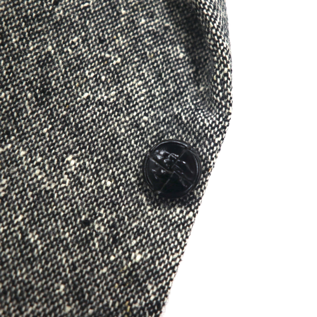 Burberry's Old Cashmere Blend 2B Tweed Jacket, Size M, Gray, Wool, Made in Japan