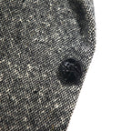 Burberry's Old Cashmere Blend 2B Tweed Jacket, Size M, Gray, Wool, Made in Japan