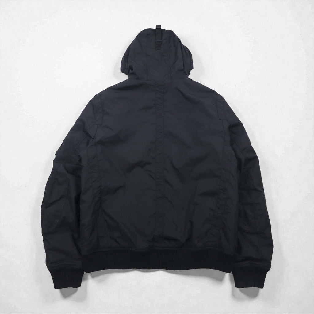 Schott 90年代 MA-7 AER ボンバージャケット フライトジャケット L ブラック 中綿 ミリタリー ARMY TYPE GARMENT KYLE M85-237-04