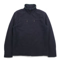 LONDON FOG Peach Skin Swing Top Harrington Jacket L Black High Neck