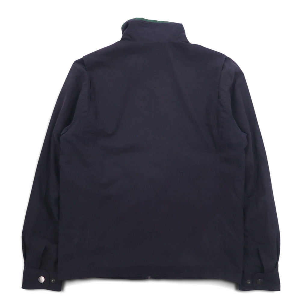 LONDON FOG Peach Skin Swing Top Harrington Jacket L Black High Neck