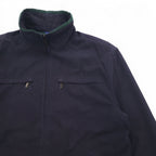 LONDON FOG Peach Skin Swing Top Harrington Jacket L Black High Neck
