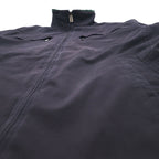 LONDON FOG Peach Skin Swing Top Harrington Jacket L Black High Neck