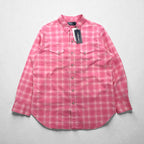 Polo by Ralph Lauren ウエスタンシャツ XL ピンク チェック 胸ポケット 未使用品