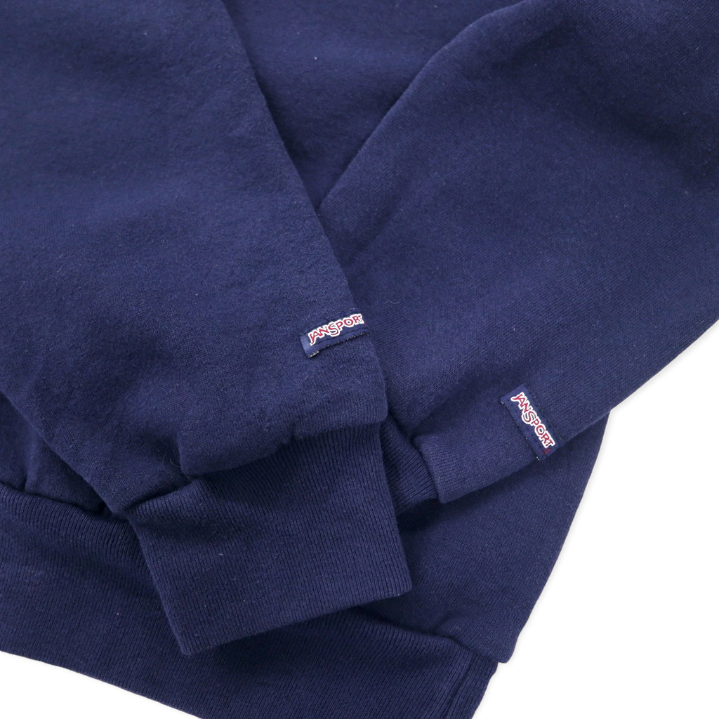JAN SPORT Made in USA 90's College Embroidery Sweatshirt M Navy Cotton UNIVERSITY OF ALUMNI MISSISSIPPI