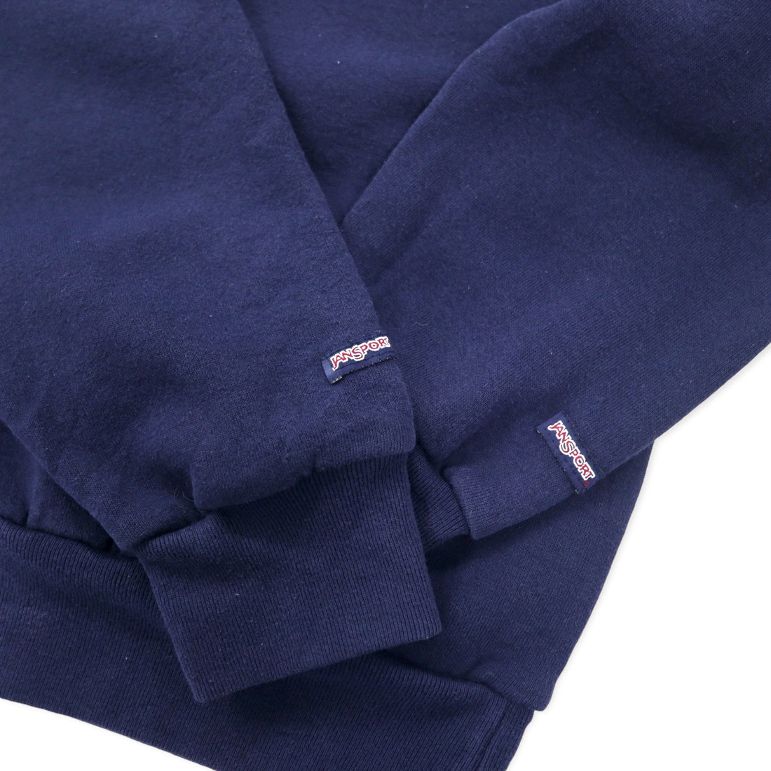 JAN SPORT Made in USA 90's College Embroidery Sweatshirt M Navy Cotton UNIVERSITY OF ALUMNI MISSISSIPPI
