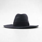 KIJIMA TAKAYUKI Rabbit Hair Felt Wide Brim Hat, Size 1, Gray Wool, EX-22202