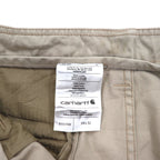 Carhartt Cargo Work Pants L Beige Cotton B355 FDK
