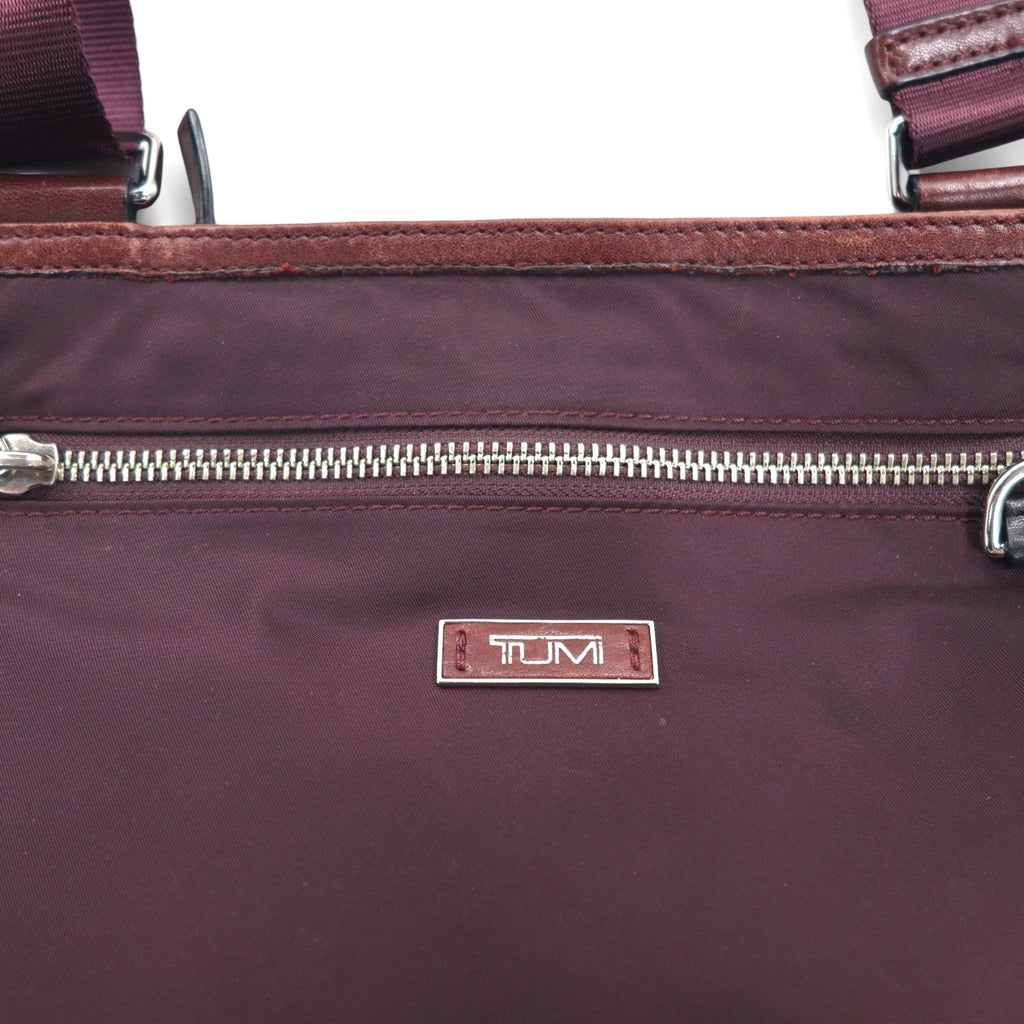 TUMI クロスボディ ショルダーバッグ パープル ナイロン