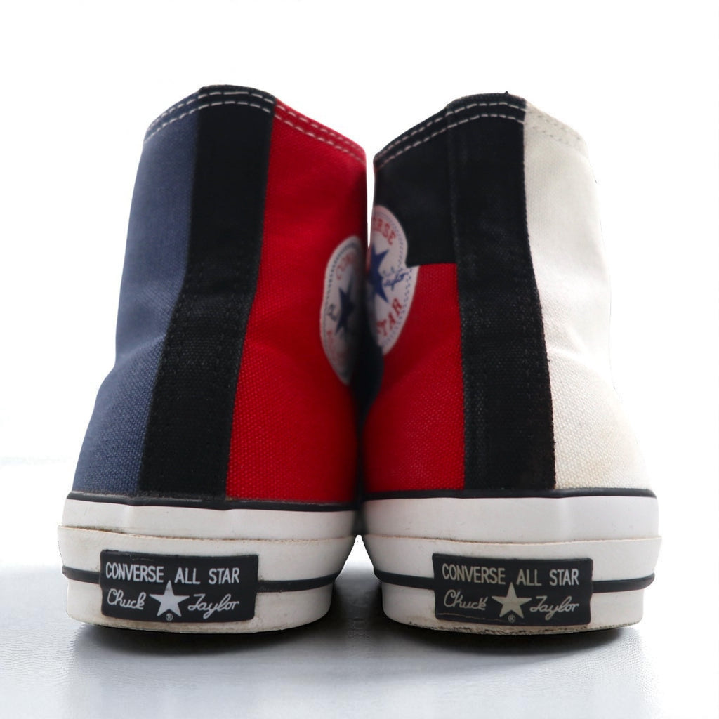 FACETASM x CONVERSE ALL STAR 100 HI/FC High-Top Sneakers, Size 26.5cm, Multicolor Canvas, 1CK927