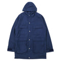 日本然リトテ-古着オンライン-Woolrich 70年代 マウンテンパーカー M ネイビー ポリエステル ダブルジップ 白タグ 涙TALON-Woolrich 70's Mountain Hoodie M Navy Polyester Double Zip White Tag Tears TALON