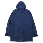 日本然リトテ-古着オンライン-Woolrich 70年代 マウンテンパーカー M ネイビー ポリエステル ダブルジップ 白タグ 涙TALON-Woolrich 70's Mountain Hoodie M Navy Polyester Double Zip White Tag Tears TALON