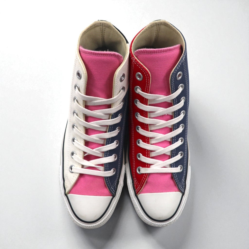 FACETASM x CONVERSE ALL STAR 100 HI/FC High-Top Sneakers, Size 26.5cm, Multicolor Canvas, 1CK927