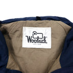 Woolrich 70s Mountain Parka, M, Navy, Polyester, Double Zip, White Tag, Tear TALON