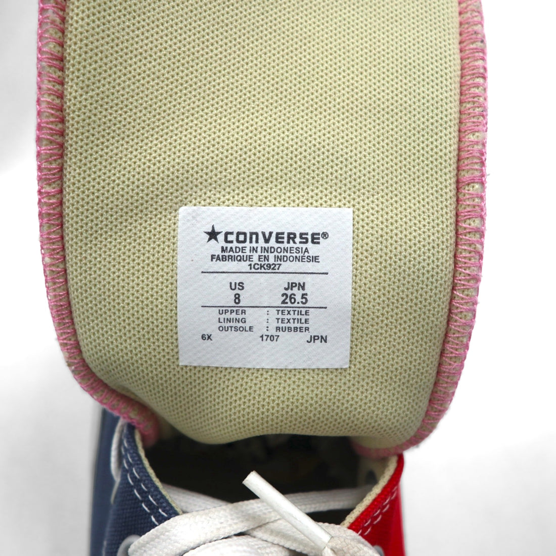 FACETASM x CONVERSE ALL STAR 100 HI/FC High-Top Sneakers, Size 26.5cm, Multicolor Canvas, 1CK927