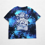 LED ZEPPELIN Led Zeppelin Rock Band T-Shirt Band Tee XL Blue Tie-dye ELECTRIC MAGIC Electric Magician LIQUID BLUE