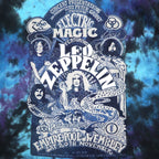 LED ZEPPELIN Led Zeppelin Rock Band T-Shirt Band Tee XL Blue Tie-dye ELECTRIC MAGIC Electric Magician LIQUID BLUE