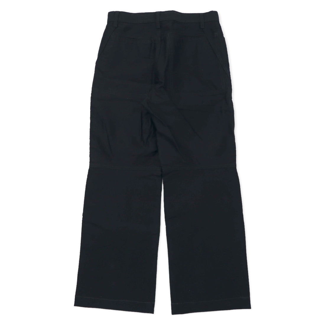 MARITHE FRANCOIS GIRBAUD Double knee black jeans Denim pants S Black Cotton Zipper fly Made in Japan