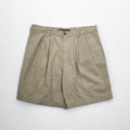 DOCKERS (Levi's) Duck Canvas Tuck Shorts, Size L, Beige, Cotton
