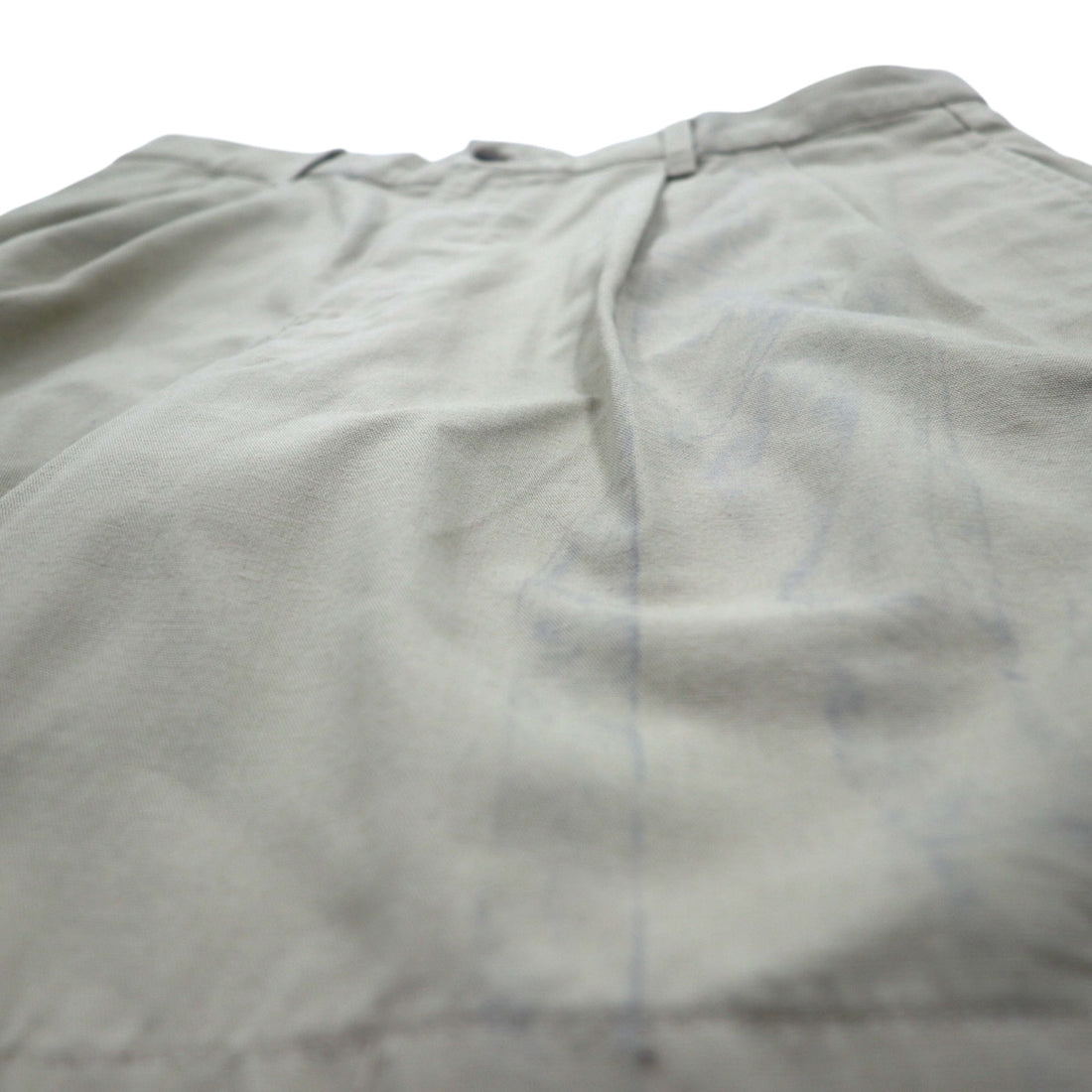 DOCKERS (Levi's) Duck Canvas Tuck Shorts, Size L, Beige, Cotton