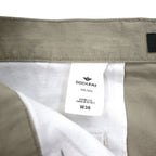 DOCKERS (Levi's) Duck Canvas Tuck Shorts, Size L, Beige, Cotton