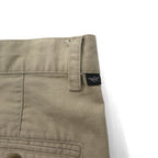 DOCKERS (Levi's) Duck Canvas Tuck Shorts, Size L, Beige, Cotton